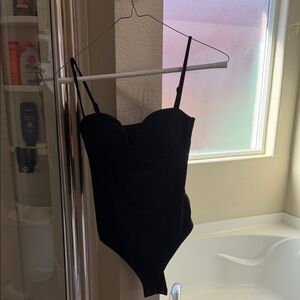 Express Black Body Contour bodysuit